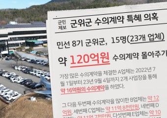 군위군, 업자 15명에 120억 수의계약 특혜의혹 일파만파!