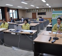 군위교육청, 초·중 학교장 화상회의 개최
